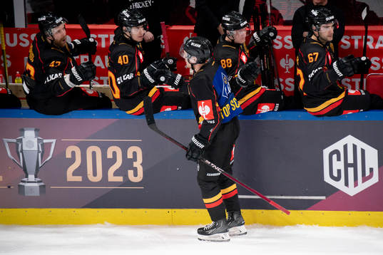 Luleås Juhani Tyrväinen celebrates
