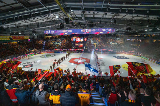 Interior of the arena