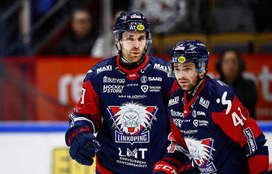 Linköpings Patrick Russell och Broc Little