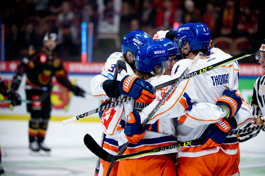 Tapparas Niko Ojamäki celebrates with team mates