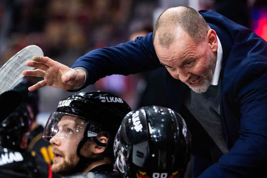 Luleås head coach Thomas Berglund