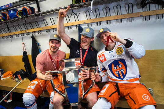 Tapparas Kristian Tanus, Jori Lehterä and Veli Matti