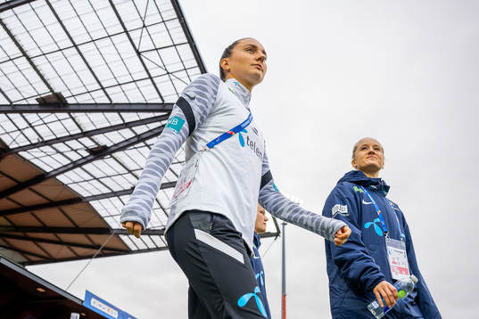 Vilde Bøe Risa and Amalie Eikeland of Norway