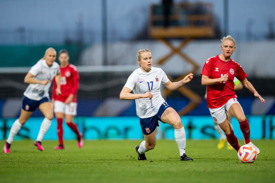 Julie Blakstad of Norway and Rikke Marie Madsen of Denmark