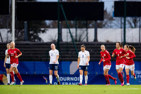 Vilde Bøe Risa of Norway looks dejected