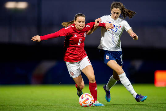 Emma Snerle of Denmark and Emma Stølen Godø of Norway