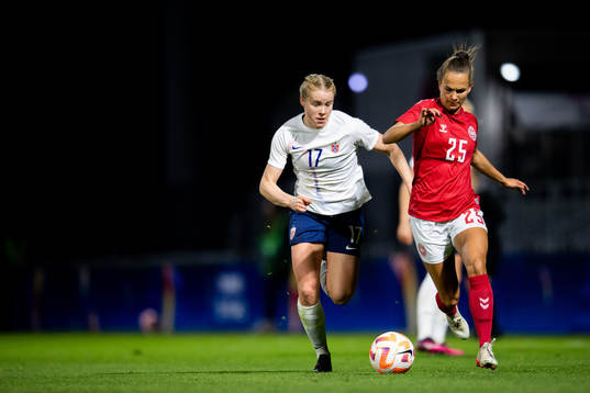 Julie Blakstad of Norway and Frederikke Skjødt Thøgersen