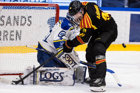 Leksands målvakt Mantas Armalis och Brynäs Hannes