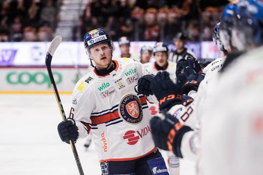 Växjös Joachim Blichfeld jublar