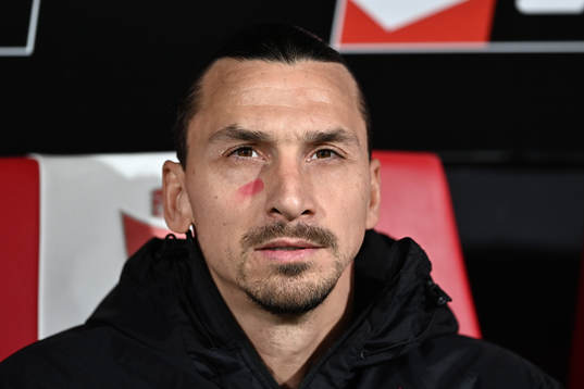 Zlatan Ibrahimovic of AC Milan