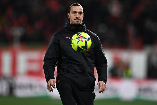 Zlatan Ibrahimovic of AC Milan