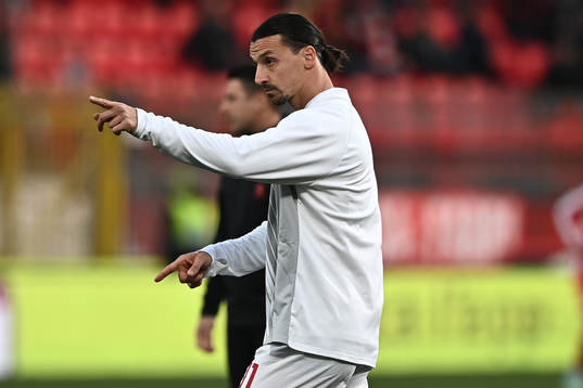 Zlatan Ibrahimovic of AC Milan