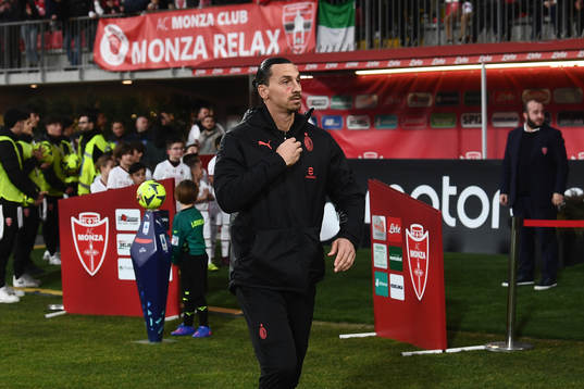 Zlatan Ibrahimovic of AC Milan
