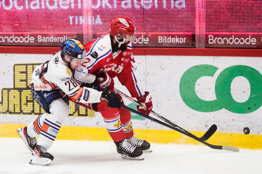 Växjös Hugo Gustafsson och Timrås Per Svensson