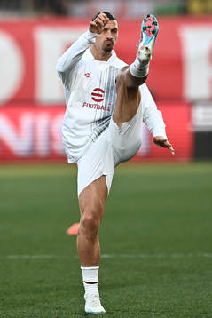 Zlatan Ibrahimovic of AC Milan