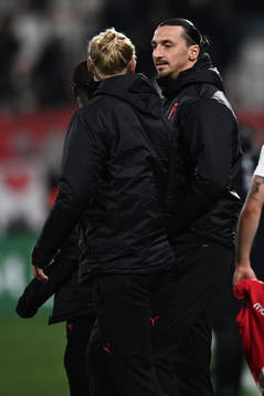 Zlatan Ibrahimovic of AC Milan