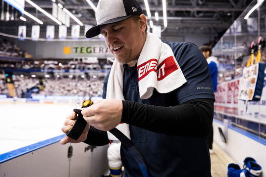 Leksands materialförvaltare Jesper Korning