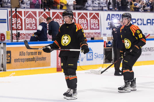 Brynäs Johan Larsson och David Sklenicka deppar