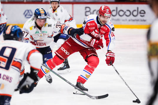 Växjös Glenn Gustafsson och Timrås Emil Pettersson