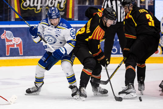 Leksands Justin Glenn Kloos och Brynäs Samuel Johannesson