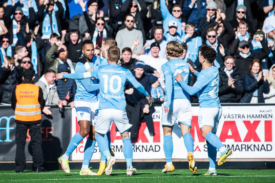 Malmö FFs Isaac Kiese Thelin jublar