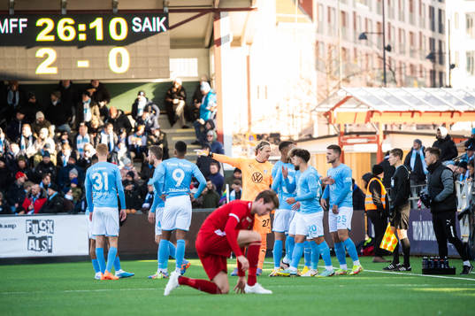 Matchen tillfälligt avbruten