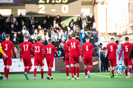 Matchen tillfälligt avbruten
