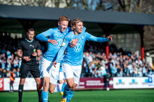Malmö FFs Sebastian Nanasi jublar