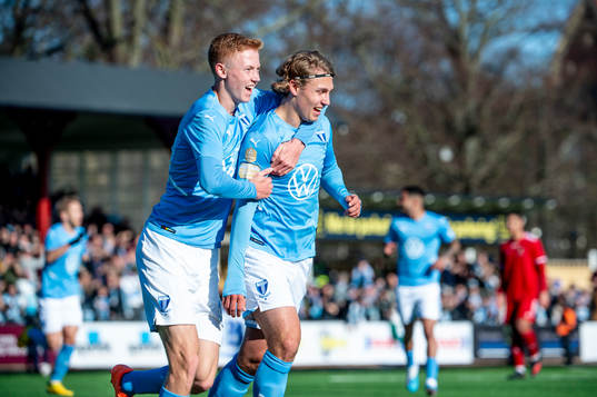 Malmö FFs Sebastian Nanasi jublar