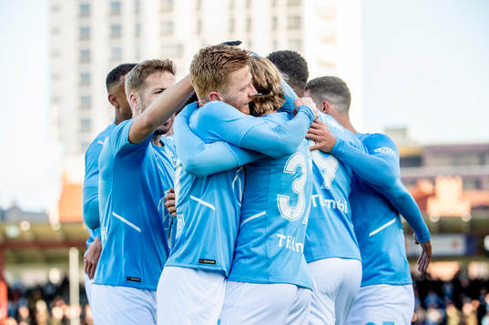 Malmö FFs Sebastian Nanasi jublar