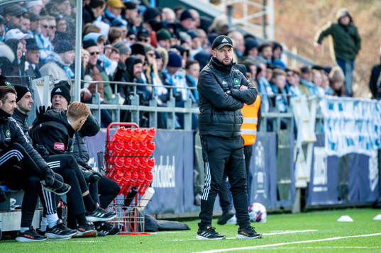 Skövde AIKs tränare Tobias Linderoth