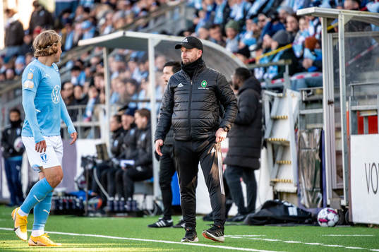 Skövde AIKs tränare Tobias Linderoth