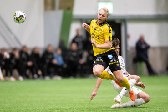 Elfsborgs Sveinn Aron Gudjohnsen och Odds Ole Erik