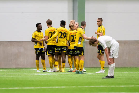 Elfsborgs spelare jublar