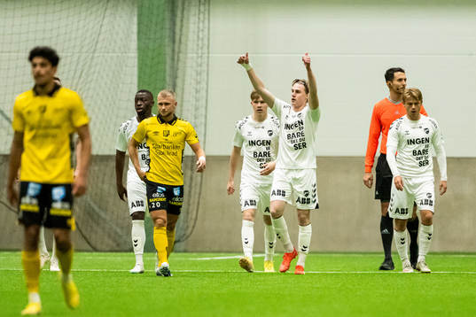 Odds Abel Stensrud jublar