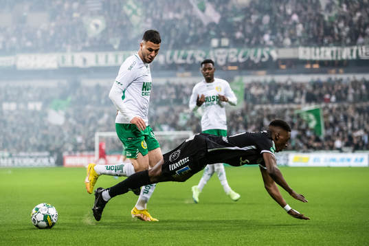 Hammarbys Abdelrahman Saidi och Brages Samouil Izountouemoi