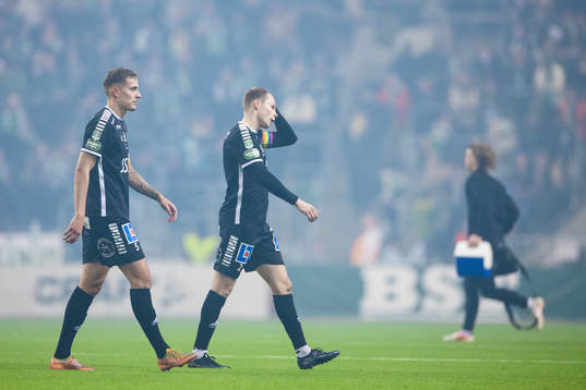 Brages Pontus Rödin och Alexander Zetterström deppar