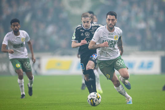 Brages Johan Arvidsson och Hammarbys Nahir Besara