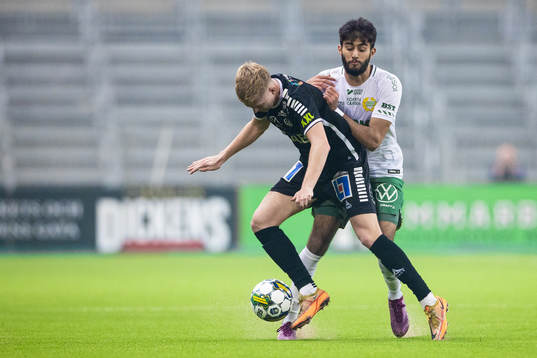 Brages Malte Persson och Hammarbys Montader Madjed