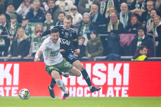 Hammarbys August Mikkelsen och Brages Alexander Zetterström