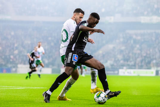 Hammarbys Abdelrahman Saidi och Brages Samouil Izountouemoi