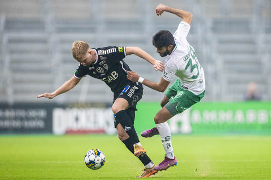 Brages Malte Persson och Hammarbys Montader Madjed