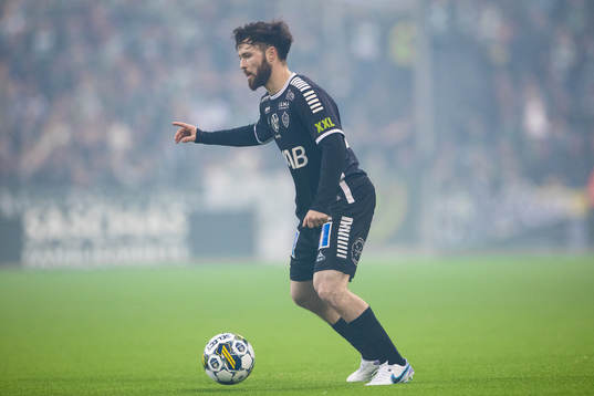 Brages Jonathan Tamimi fotbollsmatchen i Svenska Cupen