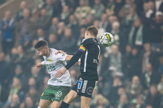 Hammarbys Viktor Djukanovic och Brages Alexander