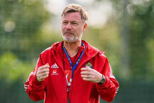 Head coach Peter Gerhardsson