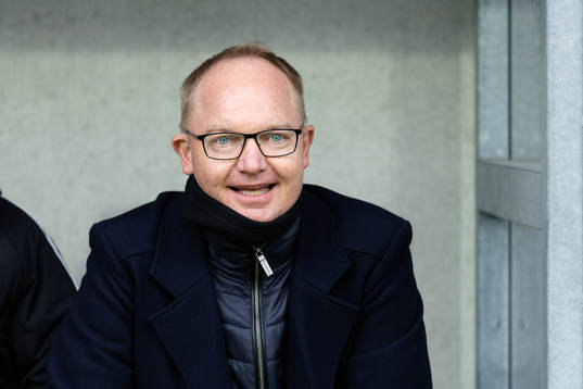 Norrköpings tränare Glen Riddersholm innan