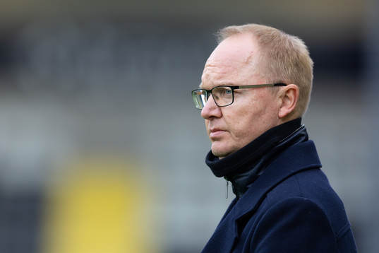 Norrköpings tränare Glen Riddersholm innan