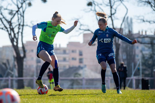 Malin Brenn and Emilie Marie Joramo of Norway
