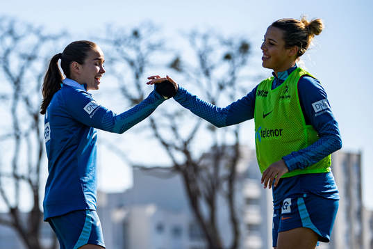 Guro Reiten and Celin Bizet Ildhusøy of Norway