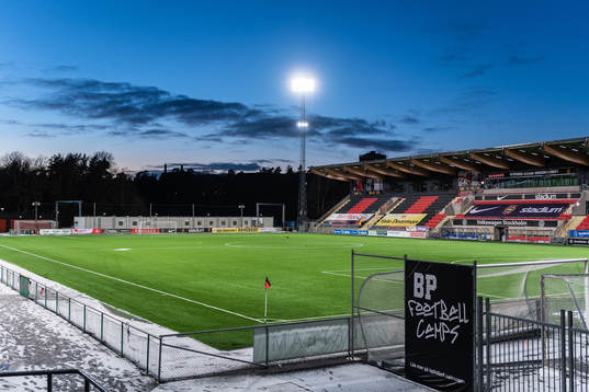 Vy över Grimsta IP